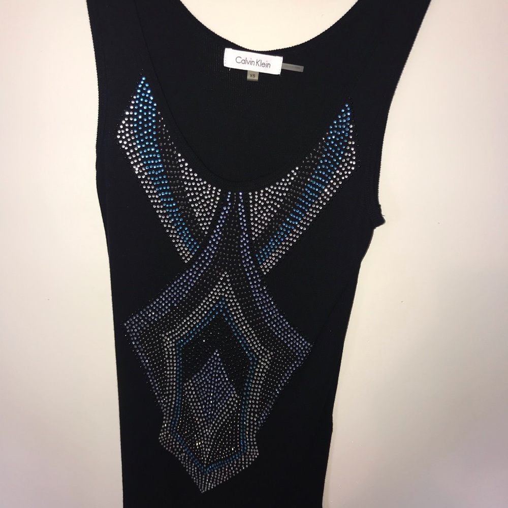 calvin klein stoned tank top
